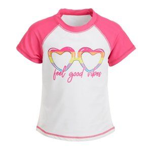 Miken Little Girls 5/6 Rash Guard Swim Shirt, NwT